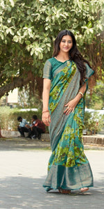 Soft Linen Cotton Saree