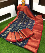 Load image into Gallery viewer, Soft Linen Cotton Saree
