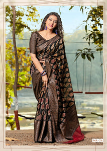 Soft Linen Cotton Saree