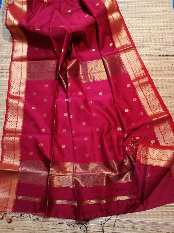 Handloom Pure Silk Cotton Saree