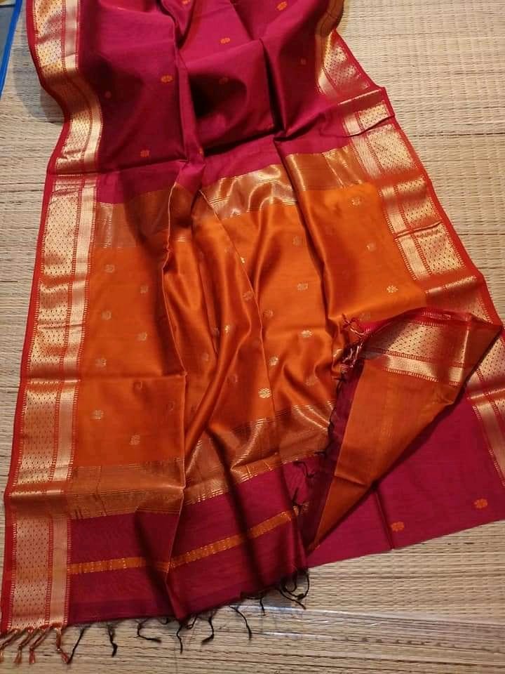 Handloom Pure Silk Cotton Saree