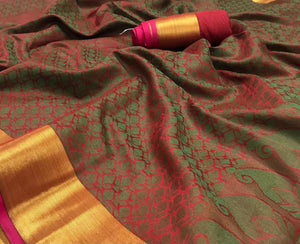 Silk weaving saree