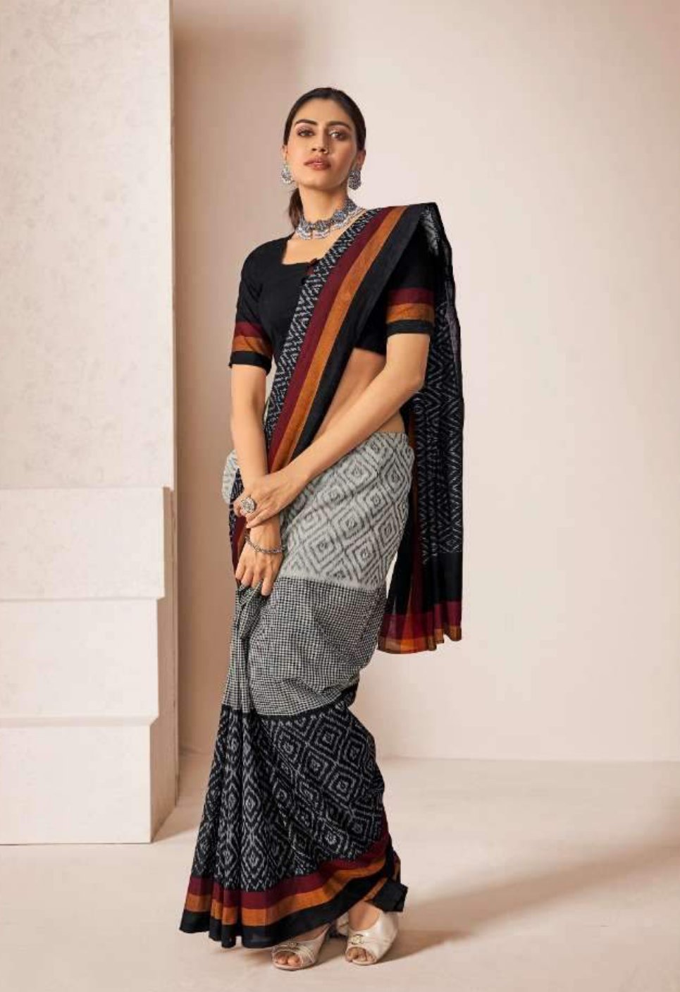 Soft Mulmul Handloom Cotton Saree