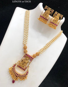 Matte Finish Pearl Neckset