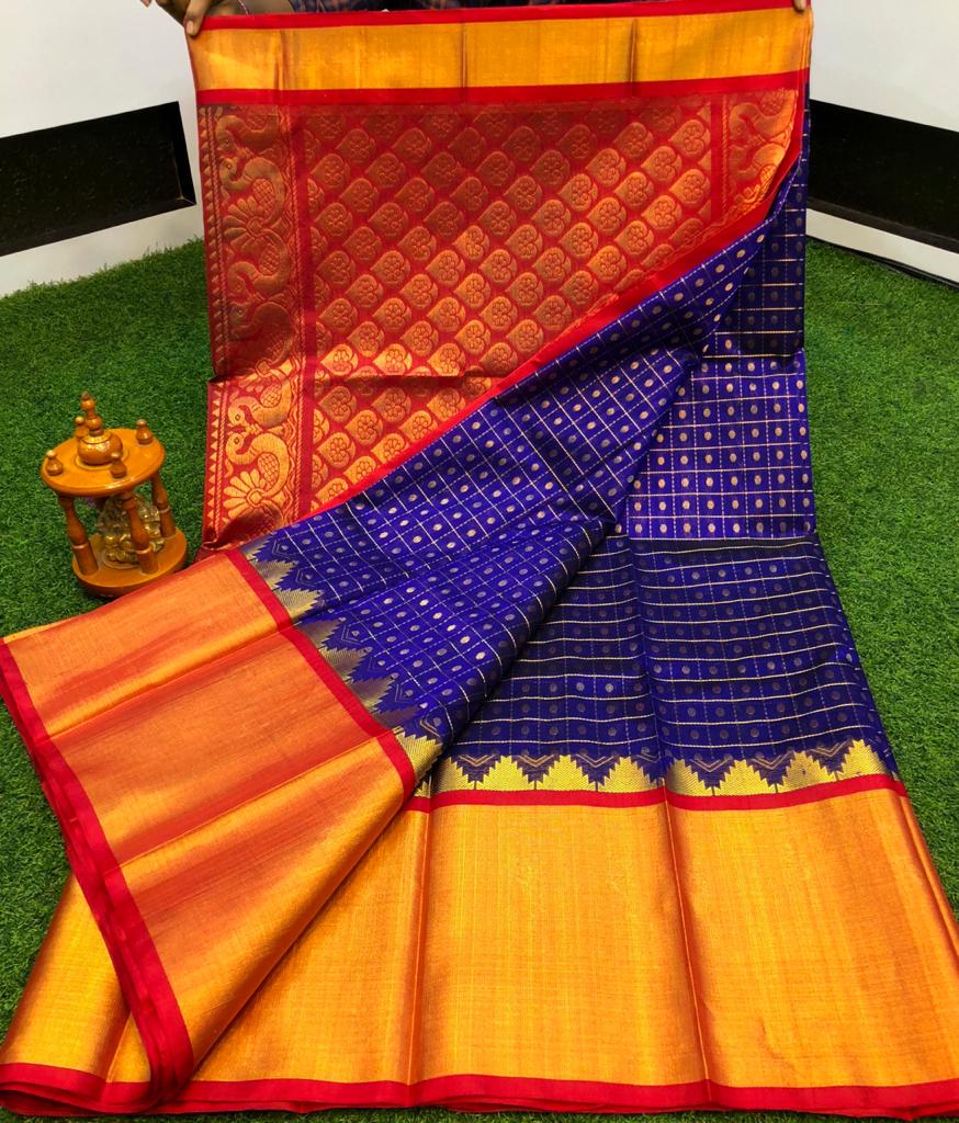 Kuppadam style pure pattu by cotton saree  wwwvannamayilcom