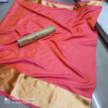 Load image into Gallery viewer, Mixed silk saree with Jaquard Blouse
