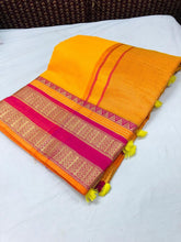 Load image into Gallery viewer, Cotton doriya designer saree With running blouse
