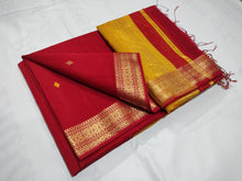 Load image into Gallery viewer, Handloom Mercerised Cotton Saree
