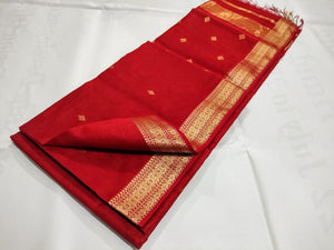 Handloom Mercerised Cotton Saree