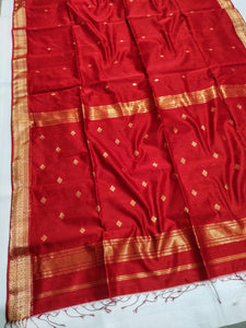 Handloom Mercerised Cotton Saree