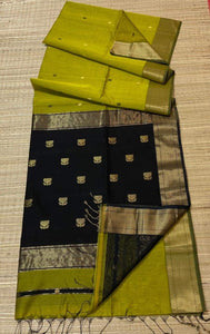 Hand Woven Silk Cotton Saree