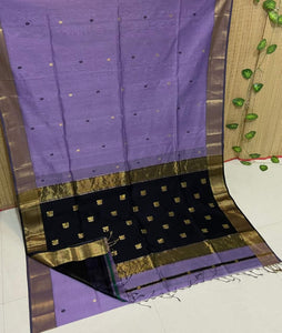 Hand Woven Silk Cotton Saree