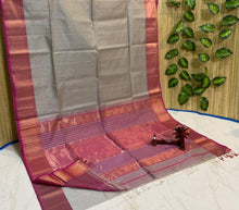 Load image into Gallery viewer, Handwoven Tissue Saree
