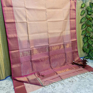 Handwoven Tissue Saree