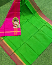 Load image into Gallery viewer, Plain Pure Silk Saree
