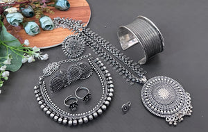 Fashion Jewelry Silver Combo Set