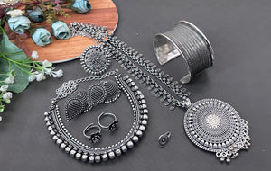 Fashion Jewelry Silver Combo Set