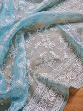 Load image into Gallery viewer, Pure Organza Chikankari Saree
