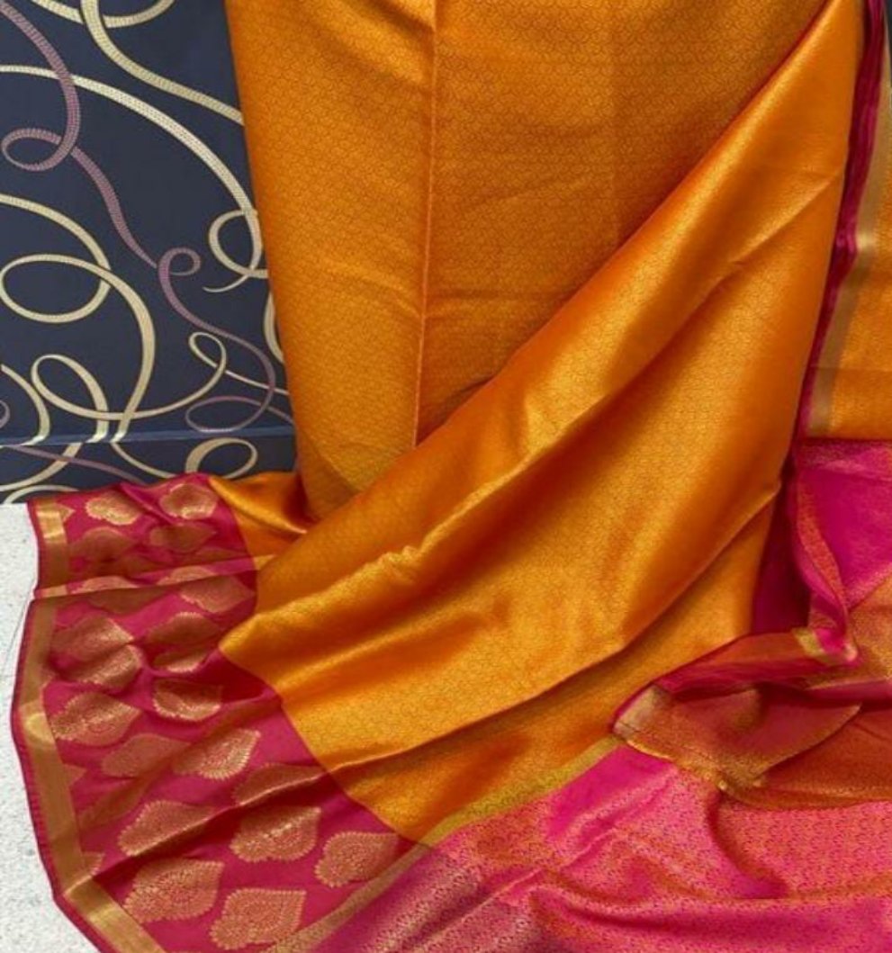 Kora Muslin Tanchoi Saree