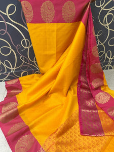 Kora Muslin Tanchoi Saree