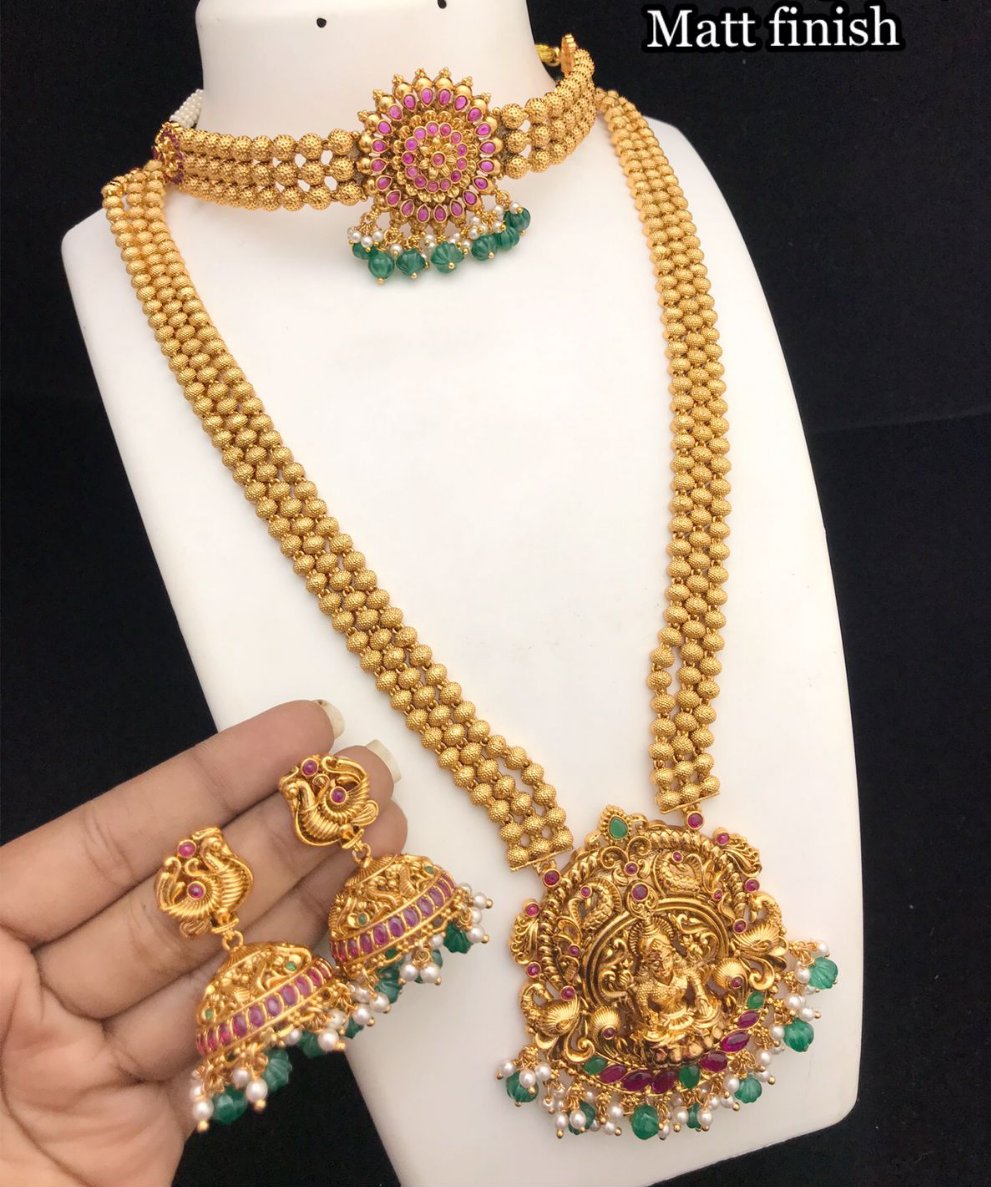 Choker,Neckset with Jhumkas