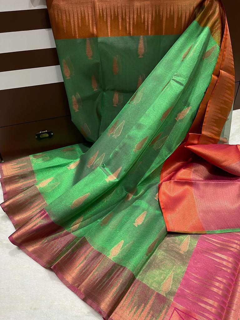 Banarasi soft tissue saree