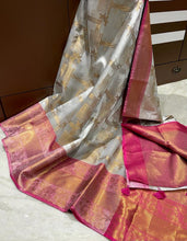 Load image into Gallery viewer, Banarasi Soft Tissue Saree
