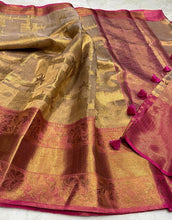 Load image into Gallery viewer, Banarasi Soft Tissue Saree
