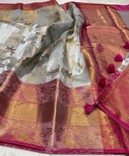 Load image into Gallery viewer, Banarasi Soft Tissue Saree
