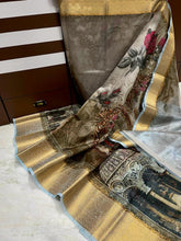 Load image into Gallery viewer, Banarasi Saree in Kalamkari Print
