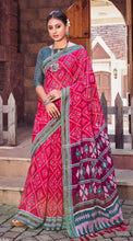 Load image into Gallery viewer, Ikkat Cotton Saree
